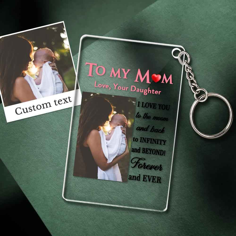 Mother's Day Gift Custom Photo Keychian/Plaque/Night Light For Mom