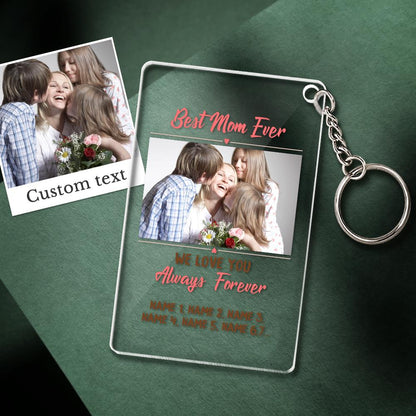 Personalised Mother's Day Gift - Custom Photo Keychain, Plaque & Night Light