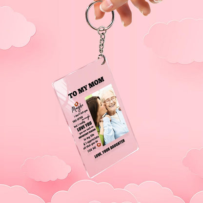 Personalised Mother's Day Gift - Custom Photo Keychain, Plaque & Night Light