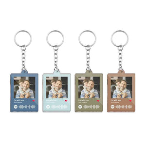 Father's Day Keychain Custom Color Keychain Engraved Keychain for Dad