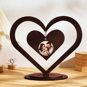 Custom Photo Heart Ornaments Photo Frame Creative Gifts