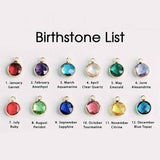 Personalized Birthstone Necklace Custom Necklace Gift for Her