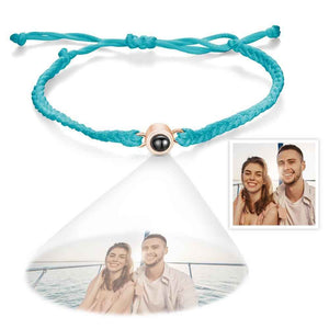 Custom Projection Bracelet Simple Woven Couple Bracelet
