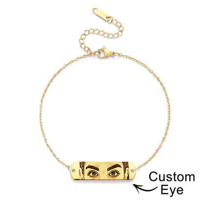Personalised Photo Bracelet for Her - Custom Jewellery Gift | PhotoOnGifts