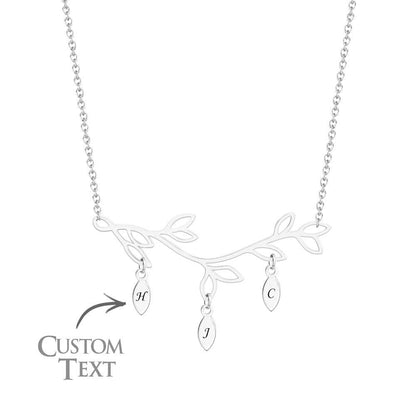 Personalised Engraved Tree Necklace | Bespoke Wedding & Gift Jewellery