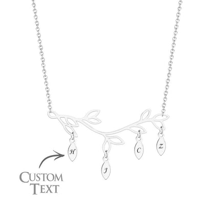 Personalised Engraved Tree Necklace | Bespoke Wedding & Gift Jewellery