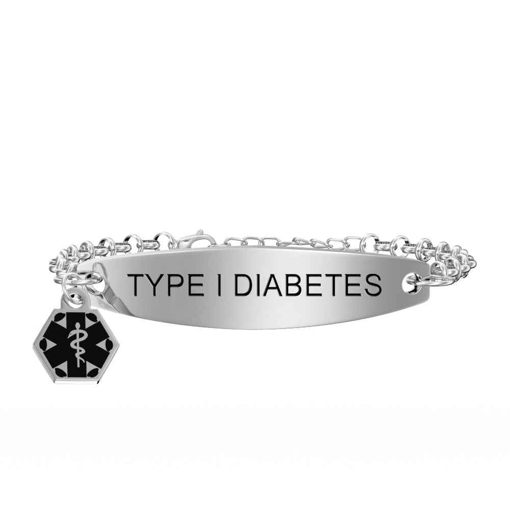 Type 1 Diabetes Bracelet Personalized Diabetes Awareness Bracelet Gift For Diabetic