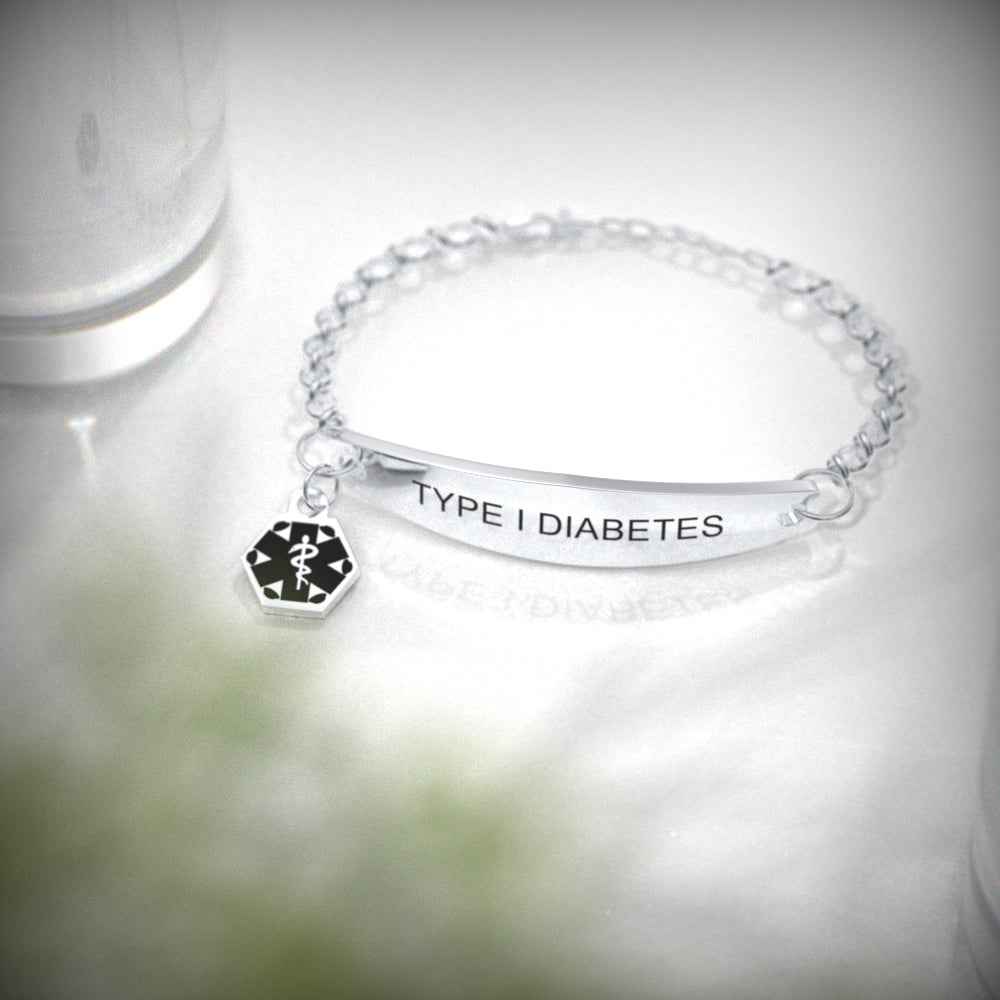 Type 1 Diabetes Bracelet Personalized Diabetes Awareness Bracelet Gift For Diabetic
