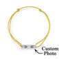 Gift-ready packaging for customised engraved love gift — personalised eyes photo bracelet presented in elegant box