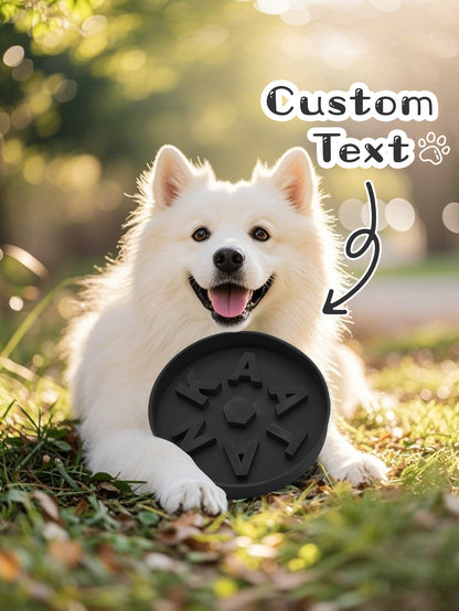 Product detail showing 3D-printed custom name integrated into PLA personalised dog bowl for a lasting personalised gift