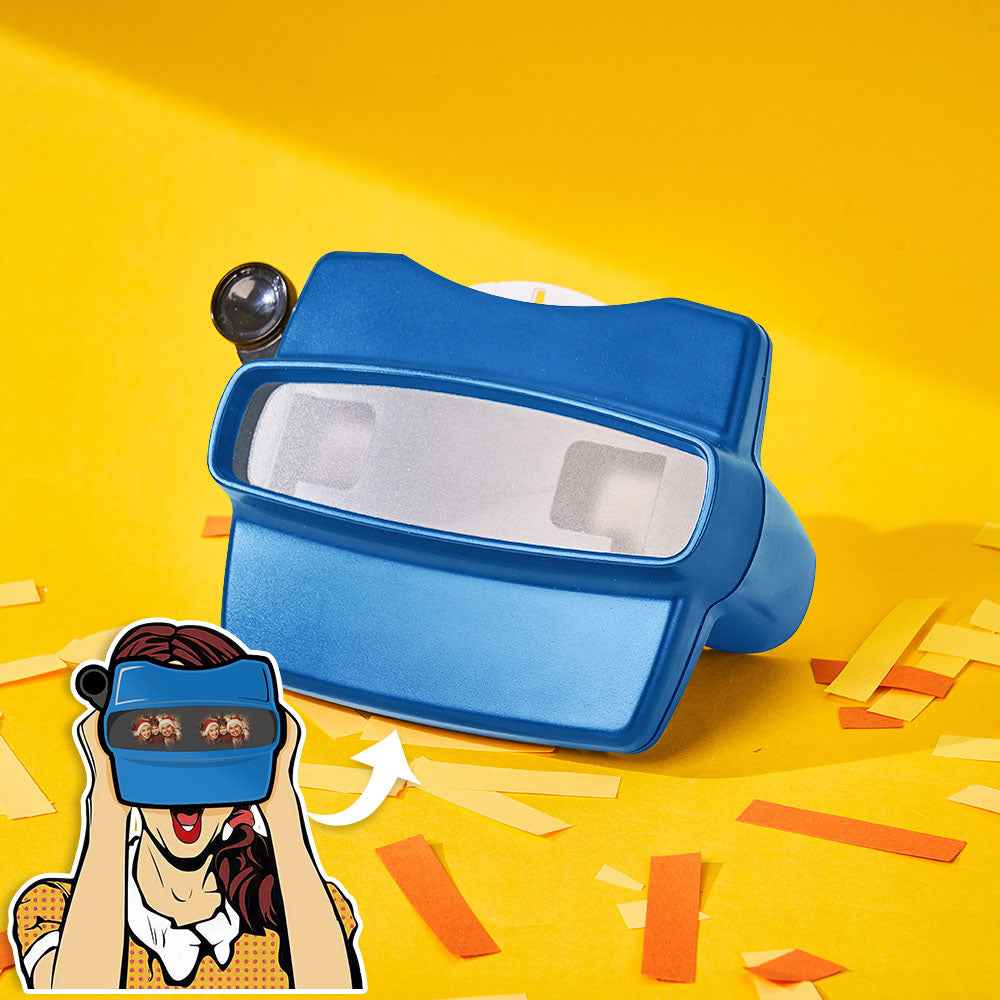Custom 3D Viewfinder and Reel Personalized Christmas Gifts Text and Photo Viewer with Your Own Photos