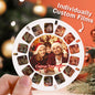 Custom Photo Reel Insert for a vintage viewfinder, personalised with up to 7 photos (each shown twice) on high-quality coated paper, sized 5.5 cm square to fit standard viewfinder devices.