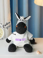 Zoomed view of soft plush pile and colour fidelity for custom animal toy — reassuring detail for personalised baby presents