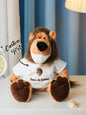 Personalised Baby Gift — Custom Animal Plush Toy Birth Announcement