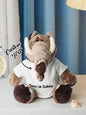 Personalised Baby Gift — Custom Animal Plush Toy Birth Announcement