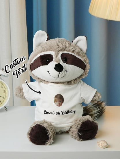 Personalised Baby Gift — Custom Animal Plush Toy Birth Announcement