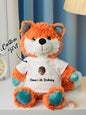 Personalised Baby Gift — Custom Animal Plush Toy Birth Announcement