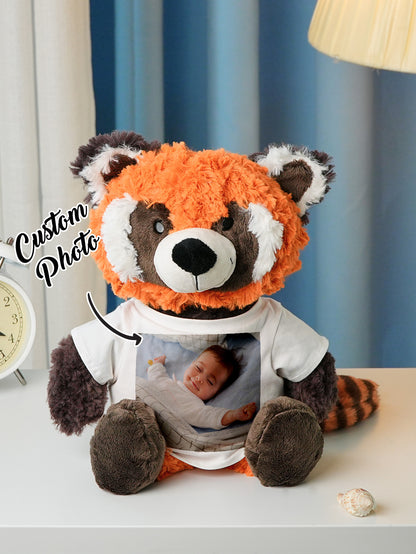 Personalised Baby Gift — Custom Animal Plush Toy Birth Announcement