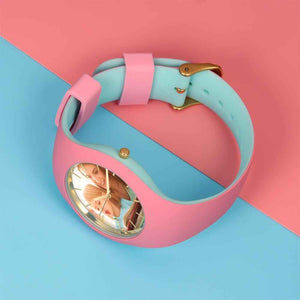 Unisex Custom Silicone Photo Watch 41mm