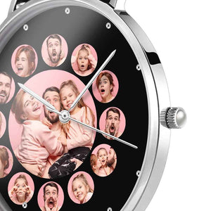 Custom Family Photo Watch Collage 13 Instagram Pictures 40mm