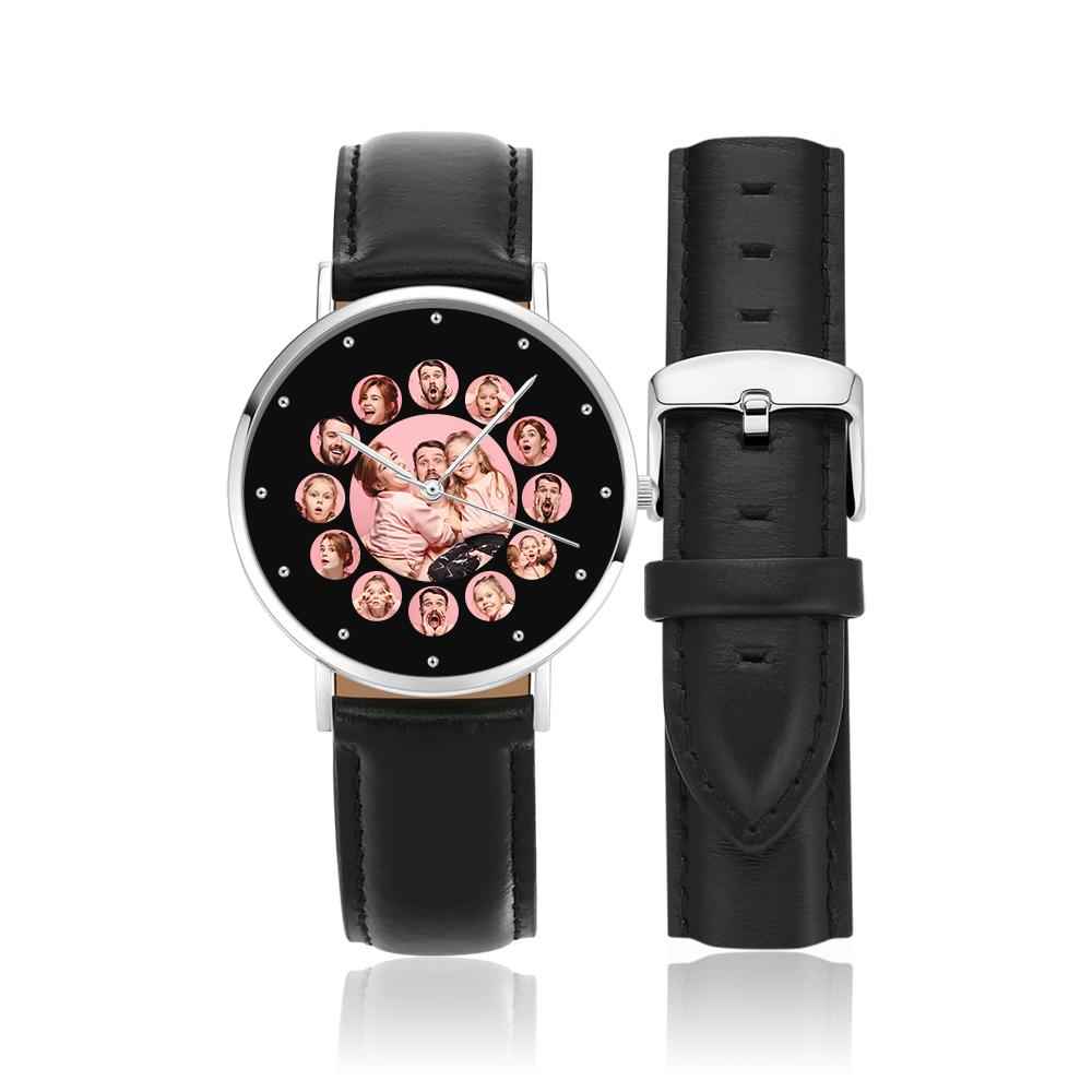 Custom Family Photo Watch Collage 13 Instagram Pictures 40mm