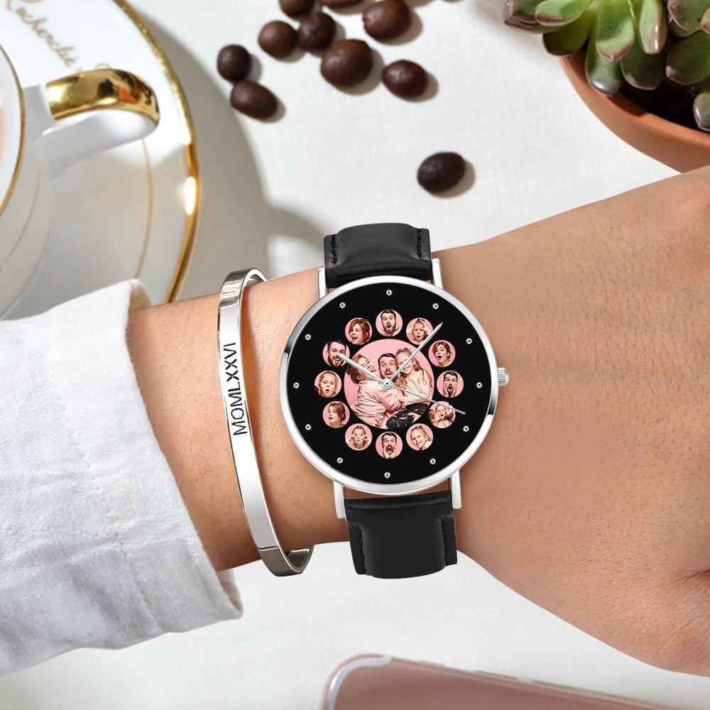 Custom Family Photo Watch Collage 13 Instagram Pictures 40mm