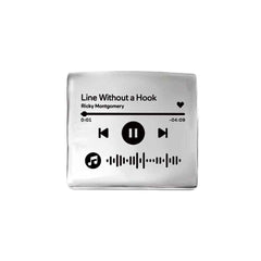 Custom Scannable Music Code Apple Watch Charm Sport Band Charm Personalized Smart Watch Jewelry Accessory