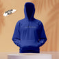 Back view of personalised embroidered hoodie showing relaxed unisex silhouette perfect for everyday wear