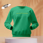 Two people in matching engraved hoodies demonstrating cosy round-neck fit – personalised gifts for couples and anniversary presents