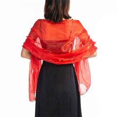 Central Chic Bridesmaid Iridescent Wrap Shawl Pashmina For Weddings Parties Brides Bridal Wear