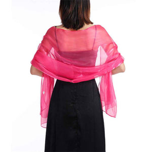Central Chic Bridesmaid Iridescent Wrap Shawl Pashmina For Weddings Parties Brides Bridal Wear