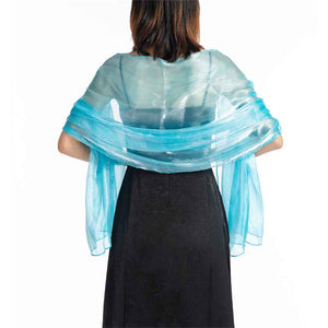 Central Chic Bridesmaid Iridescent Wrap Shawl Pashmina For Weddings Parties Brides Bridal Wear