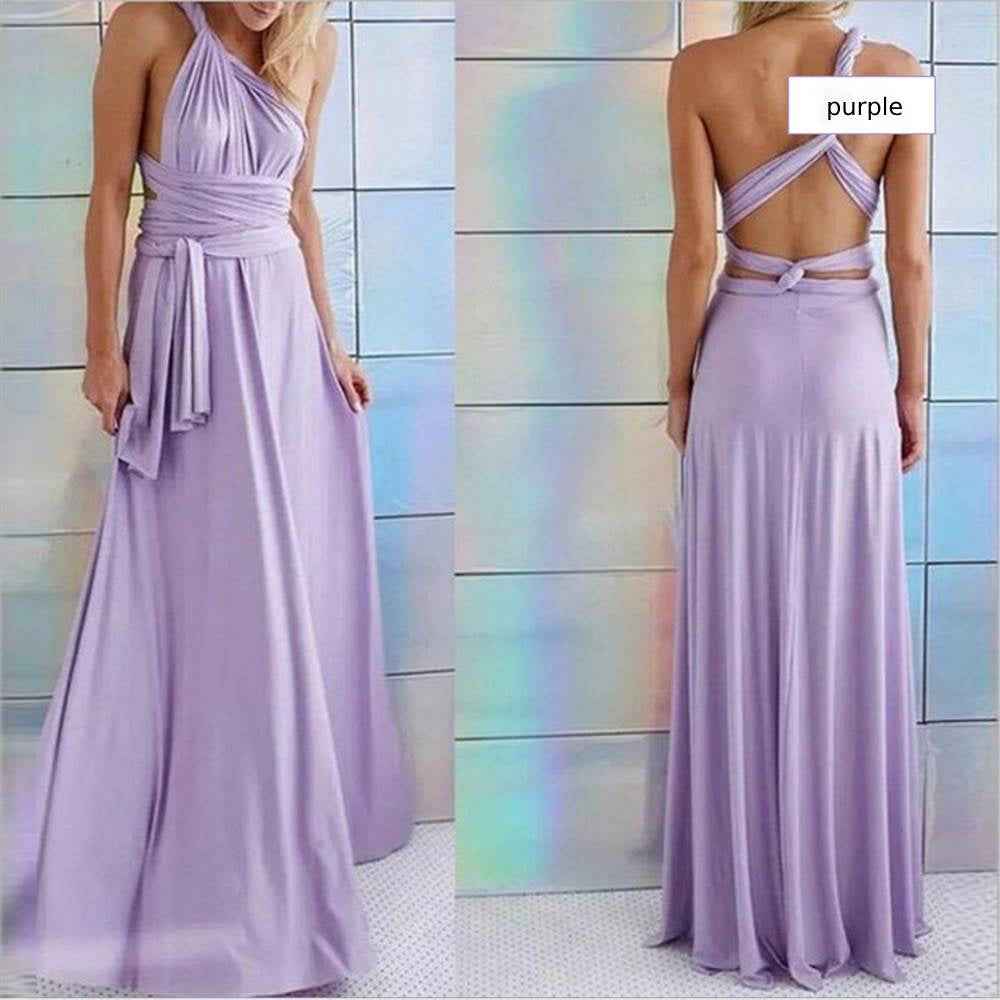 Bridesmaid Dress Infinity Dress Floor Length Convertible Dress Wedding Dress Multiway Dress Rust Dress Evening dress
