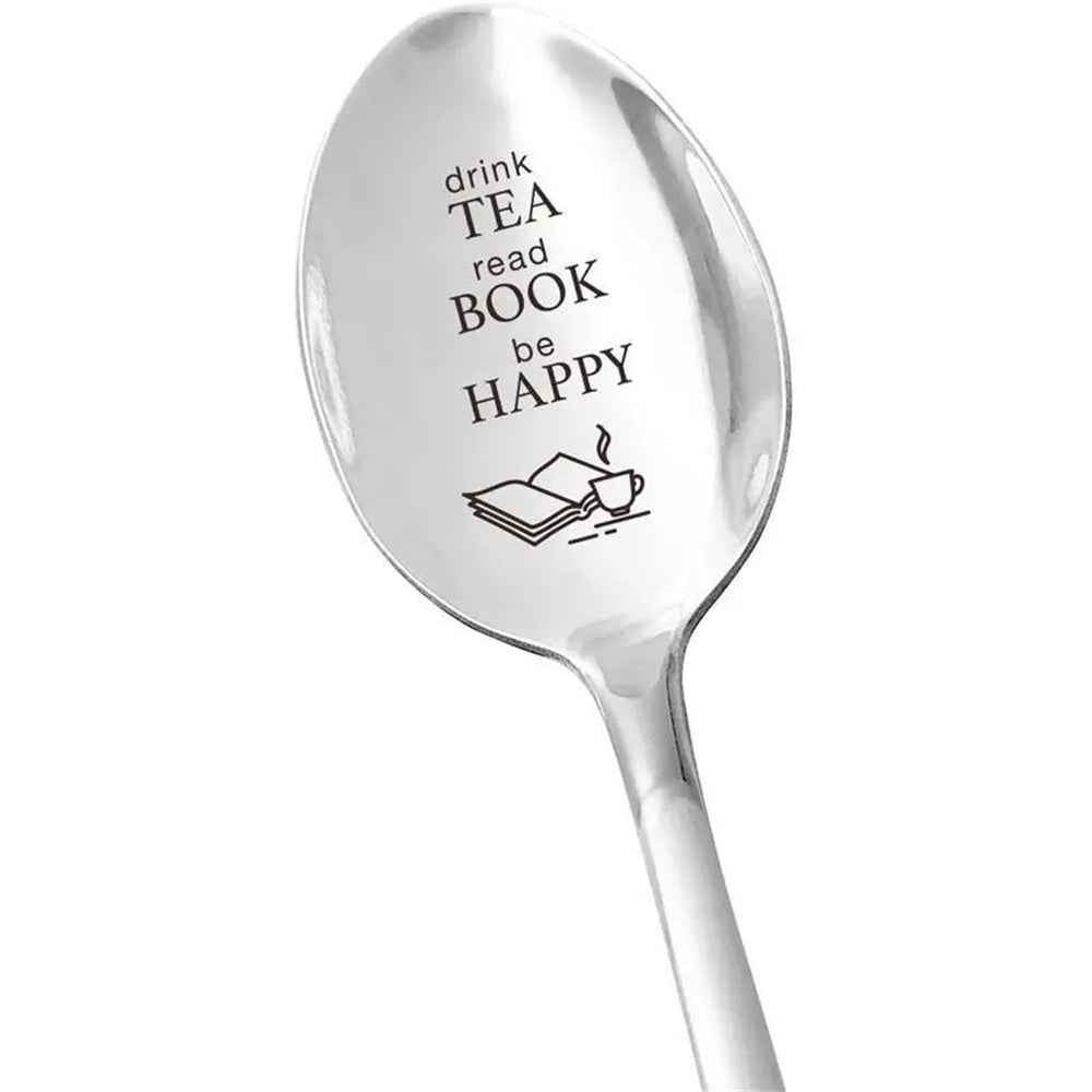 Good Morning Coffee Spoon Stainless Steel Spoon Gift for Nana