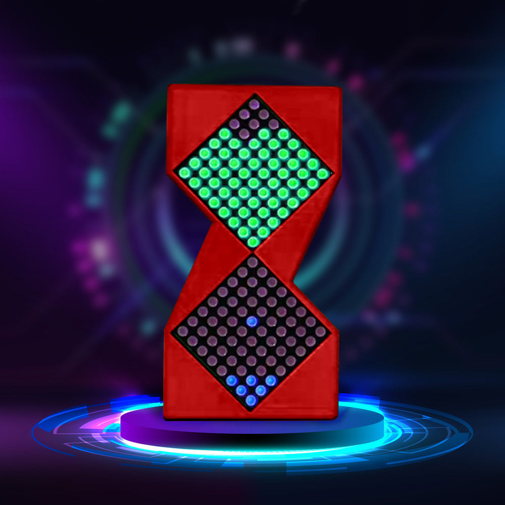 Electronic Cyberpunk Hourglass Clock | Digital Desktop Meter & Unique Gift