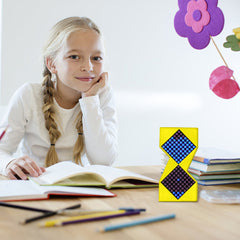 Electronic Cyberpunk Hourglass Clock | Digital Desktop Meter & Unique Gift