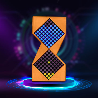 Electronic Cyberpunk Hourglass Clock | Digital Desktop Meter & Unique Gift