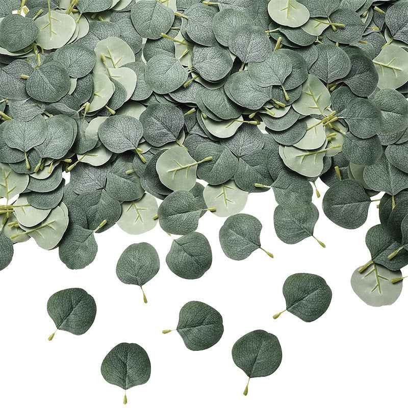 100PCS Eucalyptus Petals for Weddings Aisles Flower Girls and Romantic Evenings