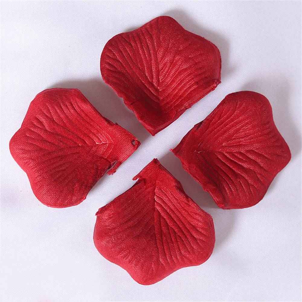 120PCS Fabric Rose Petals Fabric Petals for Weddings Aisles Flower Girls and Romantic Evenings