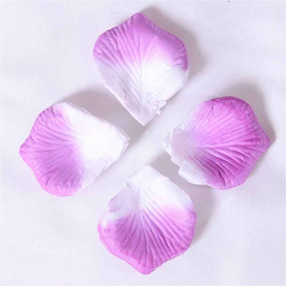 120PCS Fabric Rose Petals Fabric Petals for Weddings Aisles Flower Girls and Romantic Evenings