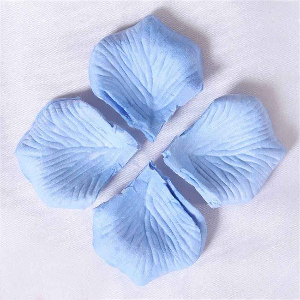 120PCS Fabric Rose Petals Fabric Petals for Weddings Aisles Flower Girls and Romantic Evenings