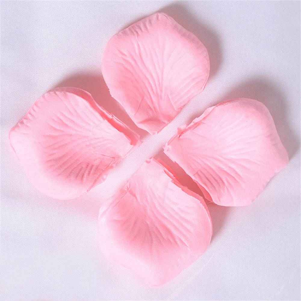120PCS Fabric Rose Petals Fabric Petals for Weddings Aisles Flower Girls and Romantic Evenings