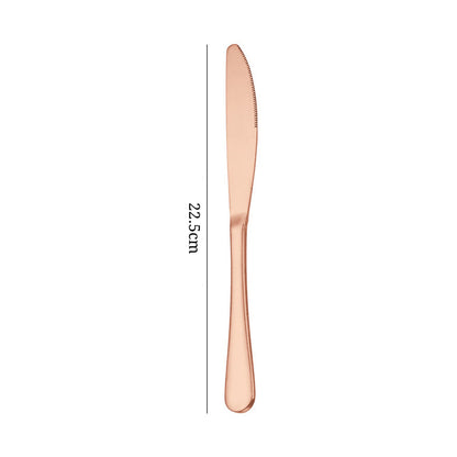Personalised Stainless Steel Wedding Knives and Forks Set - Elegant Cutlery Gift