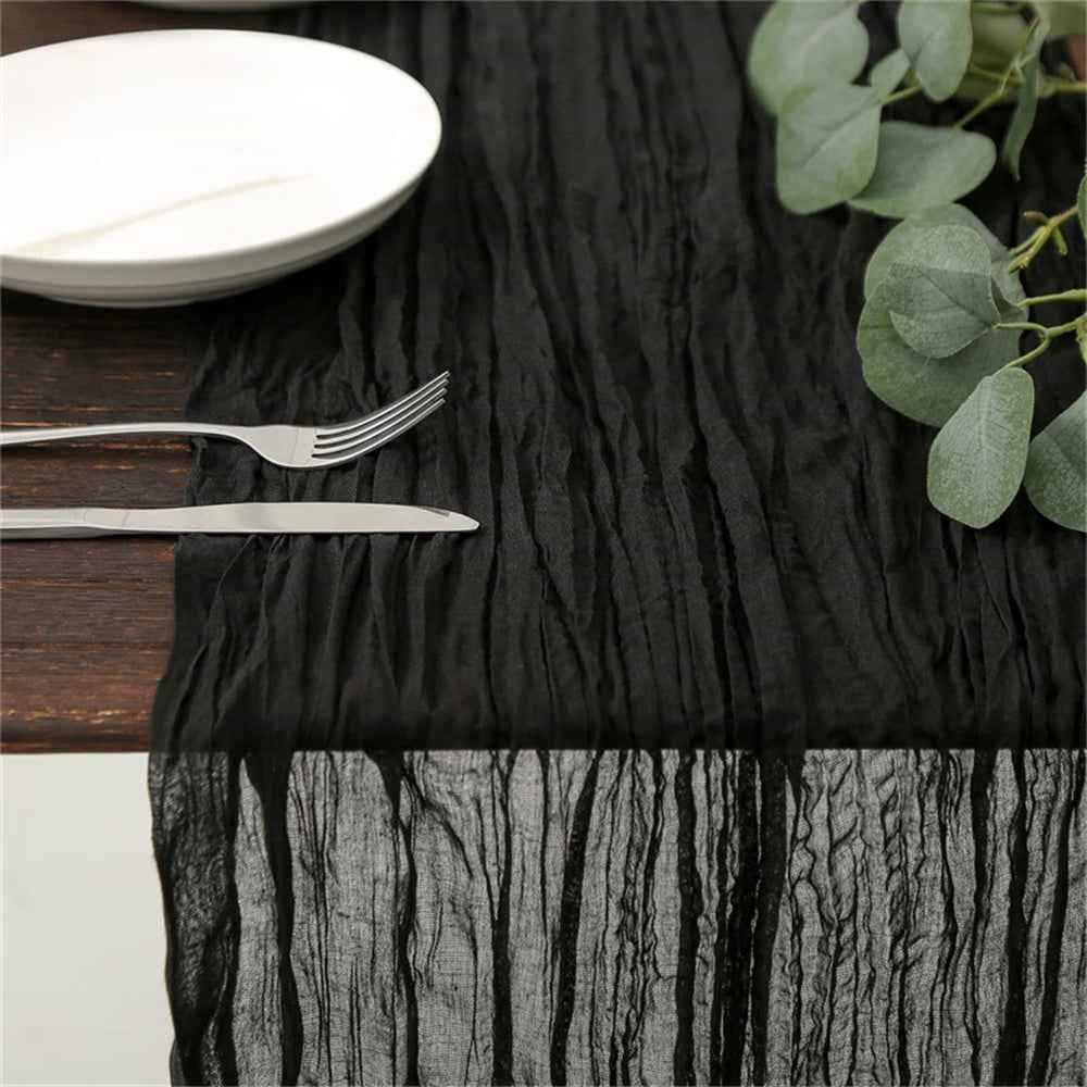 Wedding Gauze Table Runner Rustic Wedding Cheesecloth Runner Cotton Runner for Table Wedding Arch Ideas Bridal Shower Modern