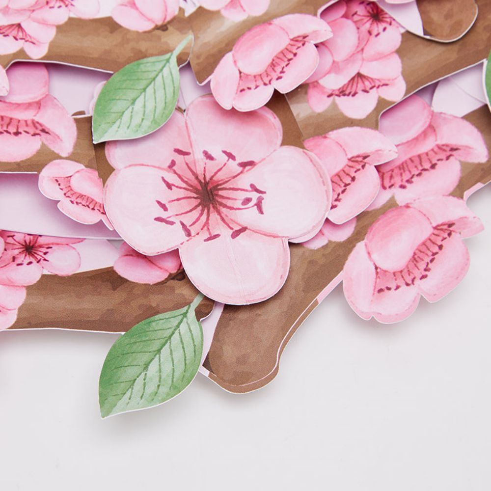 3D Cherry Blossom Pop-Up Wreath Card | Personalised Home Decor Gift