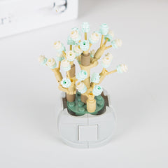 Potted Succulent Building Blocks Set | Botanical Flower Bricks Gift