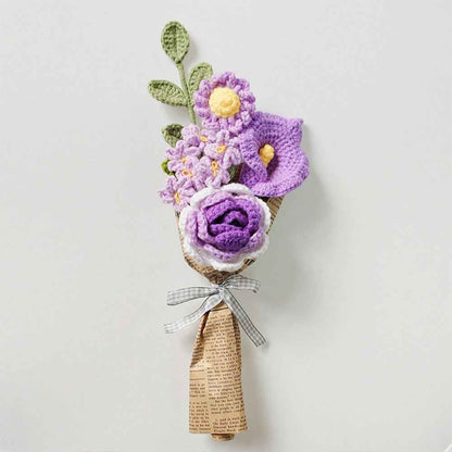 Crochet Flowers Bouquet Handmade Knitted Rose Bouquet Gift for Her Wedding Gift
