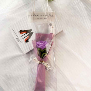 1pc Crochet Flower Handmade Knitted Flower with Light Strip Gift for Lovers Wedding Gift