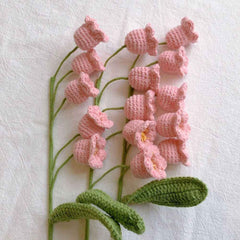 1pc Handmade Knitted Flower Bell Orchid Crochet Flower Gift for Her