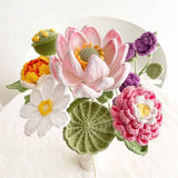 1pc Handmade Knitted Flower Crochet Flower Gift for Her Wedding Gift